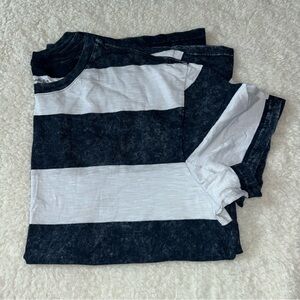 Goodfellow & Co. Men’s Navy Blue & White Striped Shirt XL